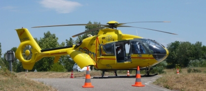 Un automobiliste héliporté sur le CHU de Saint-Etienne