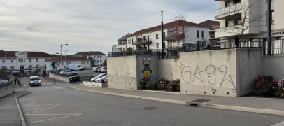 Roche-la-Molière : le maire Éric Berlivet porte plainte après un tag « Ga92 »