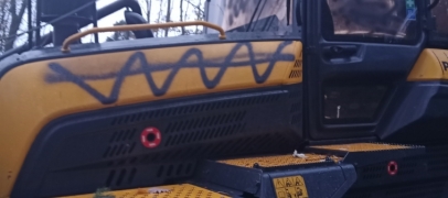 Périgneux : une machine forestière vandalisée à 2 reprises
