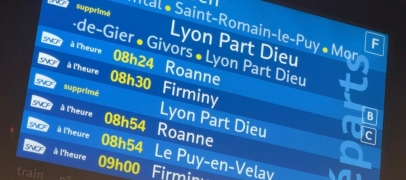 SNCF : trafic interrompu sur plusieurs axes autour de Lyon et Saint-&Eacute;tienne