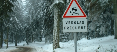 Grand froid : attention au verglas sur les routes de la Loire