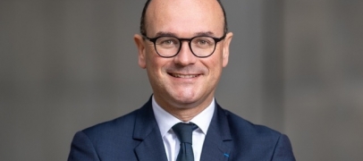 S&eacute;bastien Martin, ministre d&eacute;l&eacute;gu&eacute; charg&eacute; de l'Industrie en visite dans la Loire