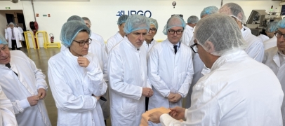 Le ministre de l'Industrie aux c&ocirc;t&eacute;s d'Urgo dans sa qu&ecirc;te du leadership mondial