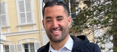 Le champion paralympique Hakim Arezki en conf&eacute;rence au stade Geoffroy Guichard