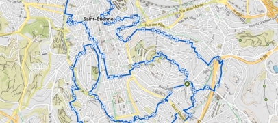 &Agrave; Saint-Etienne, elle va parcourir 30 km pour dessiner le pictogramme du handicap