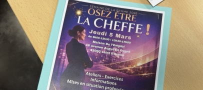 A la Maison de l&rsquo;Information sur la Formation et l&rsquo;Emploi de Saint-Etienne des femmes apprennent &agrave; &ldquo;oser &ecirc;tre la cheffe&rdquo;