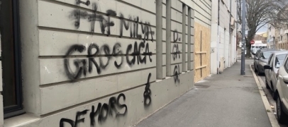 Saint-&Eacute;tienne : la paroisse Notre-Dame de la Joie vandalis&eacute;e apr&egrave;s une manifestation contre le RN