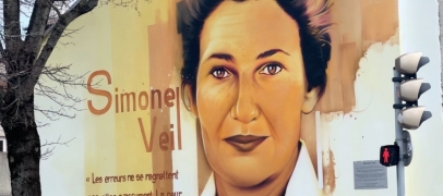 Saint-&Eacute;tienne : une fresque pour c&eacute;l&eacute;brer Simone Veil