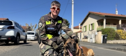Pauline et Sagan : ce duo maitre-chien de la gendarmerie sauve des vies