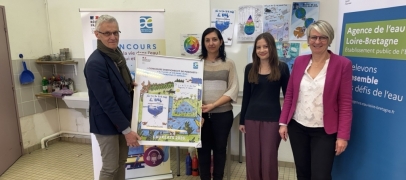 St-Germain-Laval : Le dessin d'une coll&eacute;gienne prim&eacute;e pour la journ&eacute;e mondiale de l&rsquo;eau