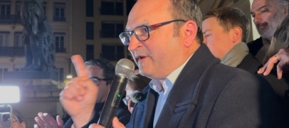 R&eacute;gis Juanico &eacute;lu maire de Saint-&Eacute;tienne