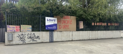 Saint-Etienne: le coll&egrave;ge Honor&eacute; d&rsquo;Urf&eacute; en gr&egrave;ve pour obtenir le REP+