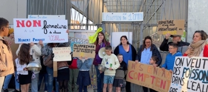 Villars : parents et &eacute;l&egrave;ves se mobilisent quotidiennement contre une fermeture de classe &agrave; l&rsquo;&eacute;cole Hubert Pouquet