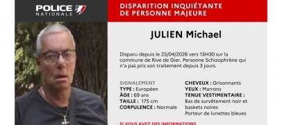 Rive-de-Gier: appel &agrave; t&eacute;moin apr&egrave;s une disparition inqui&eacute;tante