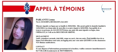 Louna : la gendarmerie de la Loire lance un appel &agrave; t&eacute;moins