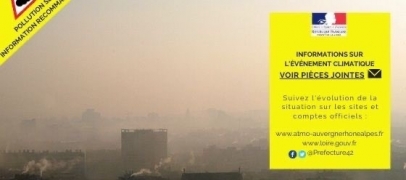 Pollution &agrave; l&rsquo;ozone : le bassin st&eacute;phanois plac&eacute; en alerte information et recommandation