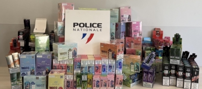 Saint-&Eacute;tienne : pr&egrave;s de 750 &ldquo;puffs&rdquo; interdites saisies lors d&rsquo;un contr&ocirc;le