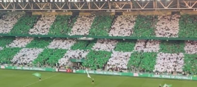 ASSE: le plus beau tifo de ligue 2 est St&eacute;phanois
