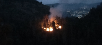 Feu de sous-bois &agrave; Unieux ce mercredi soir