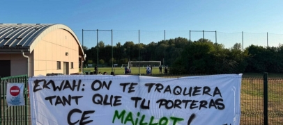 ASSE : Pierre Ekwah de nouveau vis&eacute; par une banderole de supporters