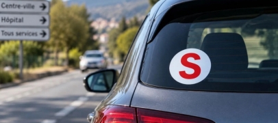Vous voyez un &laquo; S &raquo; rouge &agrave; l&rsquo;arri&egrave;re d&rsquo;une voiture ? Voici ce que signifie vraiment cet autocollant