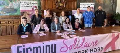 Firminy se mobilise tout le mois pour Octobre Rose