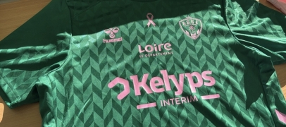ASSE : un maillot "Octobre Rose" pour soutenir la Ligue contre le cancer