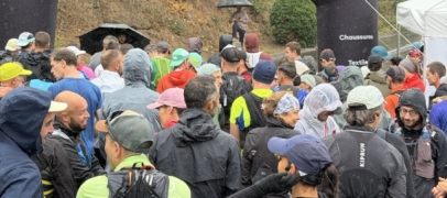 La Tour-en-Jarez : la pluie s&rsquo;invite &agrave; la Course de la Ch&acirc;taigne, une premi&egrave;re en 20 &eacute;ditions