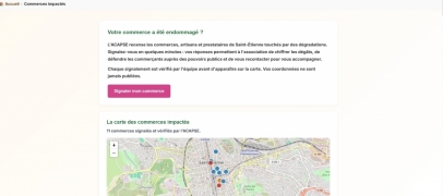 Votre commerce a &eacute;t&eacute; d&eacute;grad&eacute; le 17 octobre &agrave; Saint-Etienne ? Voici comment le signaler