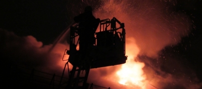 Incendie à Chalain-le-Comtal