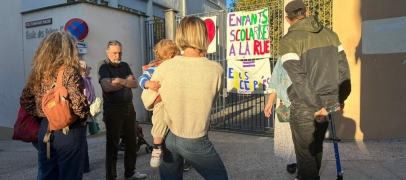 Une famille albanaise trouve refuge à l'école des Frères Chappe